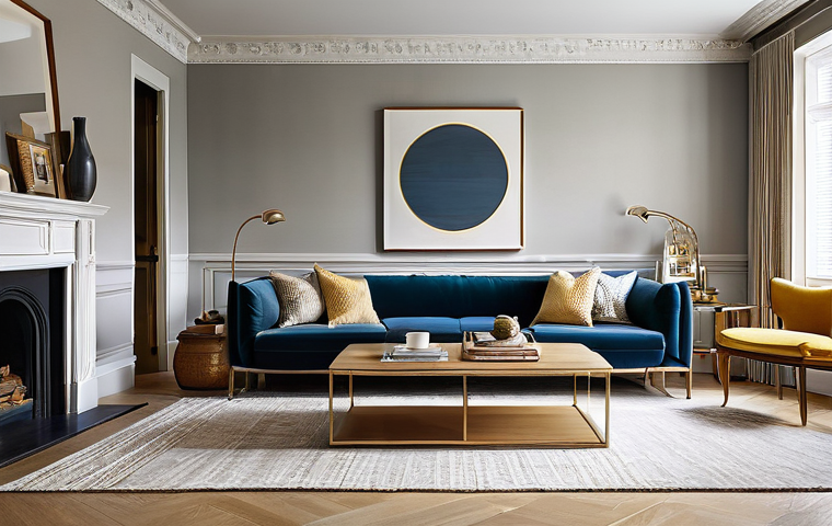 주거 공간 색상 선택 가이드 - **A Serene Bedroom Oasis:**
    An image depicting a calming and restful bedroom. The wall behind a ...