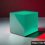 Home 18 색상 조합으로 인한 시각적 착시 효과 - **"Simultaneous Color Contrast Illusion"**: A perfectly neutral gray cube is centrally placed. On it...