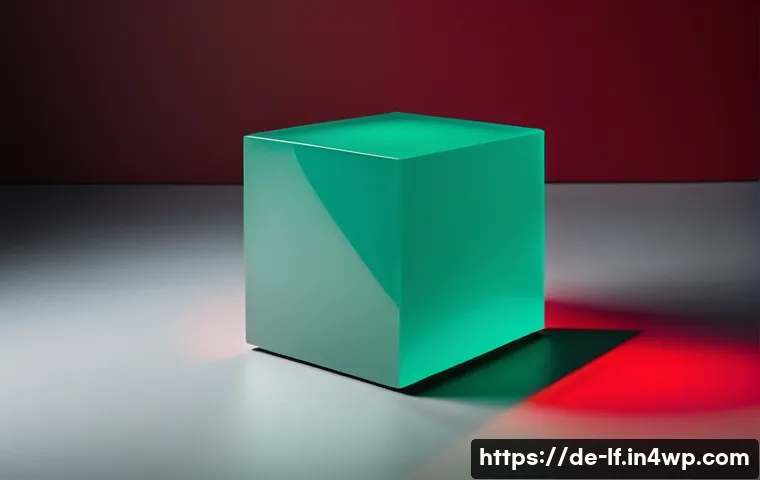 색상 조합으로 인한 시각적 착시 효과 - **"Simultaneous Color Contrast Illusion"**: A perfectly neutral gray cube is centrally placed. On it...